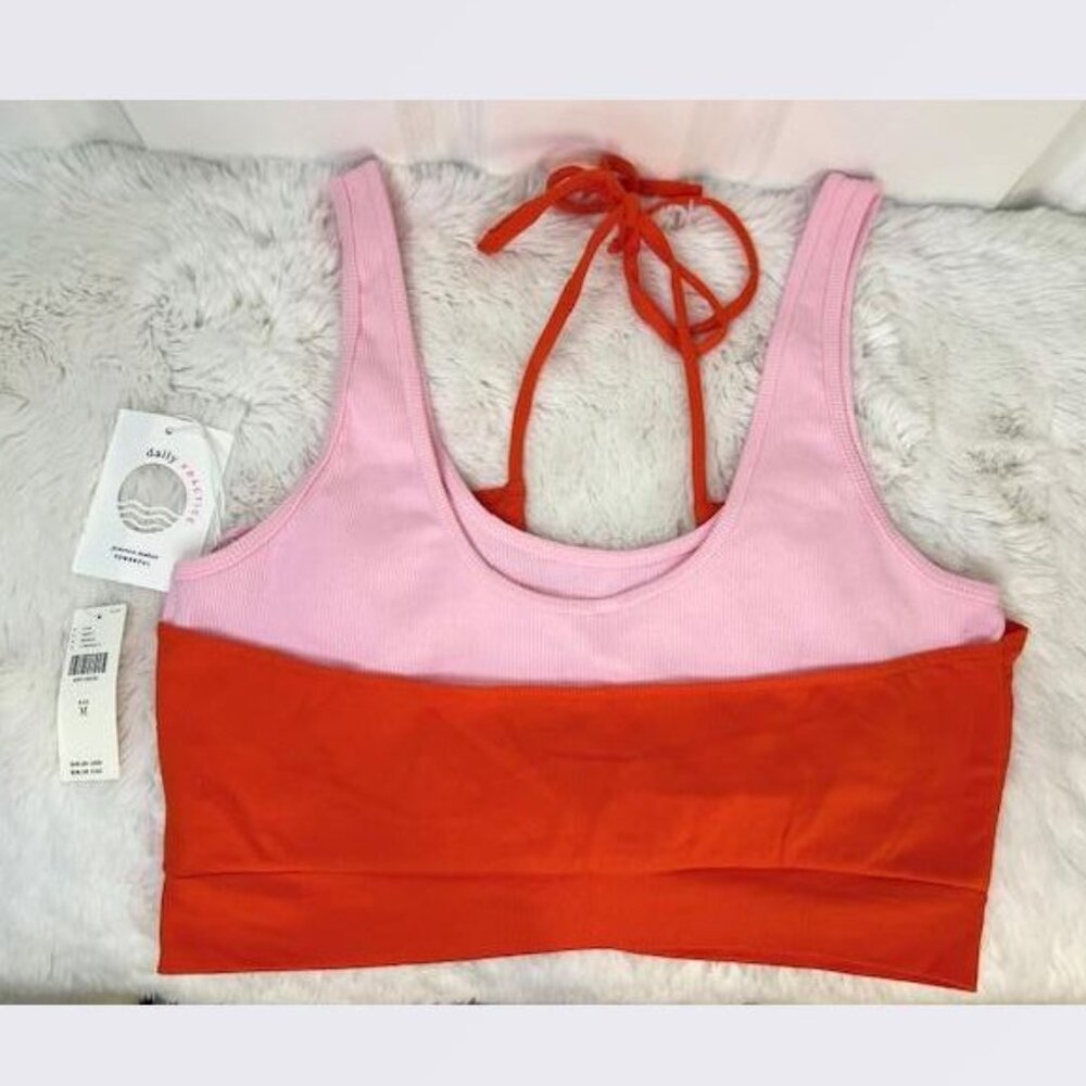 Anthropologie Daily Practice The Lopud Strappy Tank Light Red - Size Medium -NWT - Picture 6 of 7